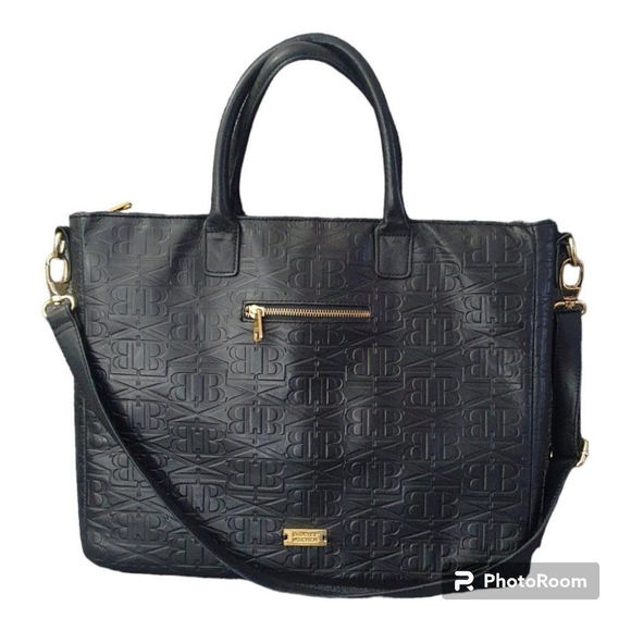 Badgley Mischka Debossed Handle Bag - Picture 3 of 16